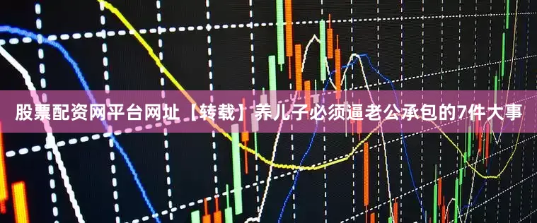 股票配资网平台网址【转载】养儿子必须逼老公承包的7件大事